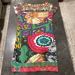 Desigual Multicolor Floral Dress